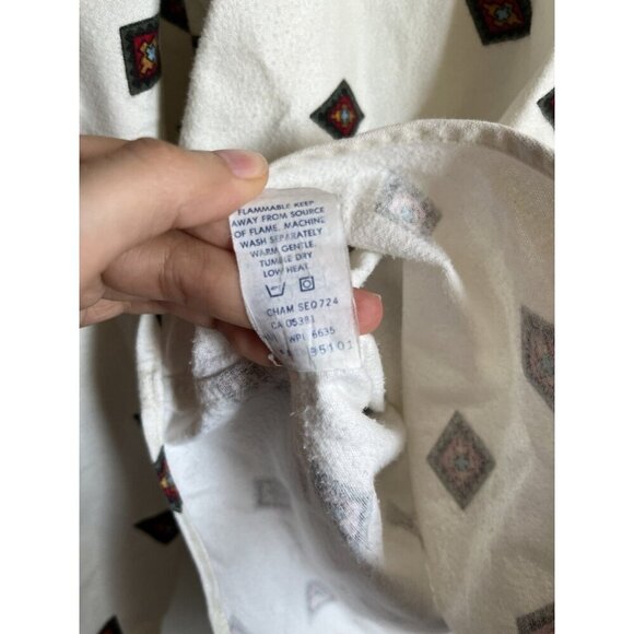 Woolrich Native American Long Sleeve Button Up Large Women’s used Cotton - Picture 13 of 16